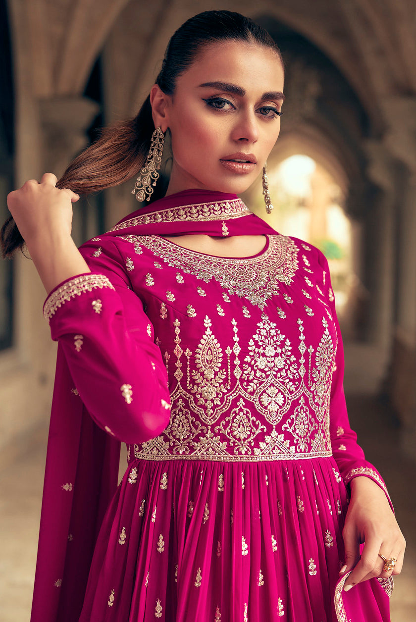 Pink Indian Sharara Dress