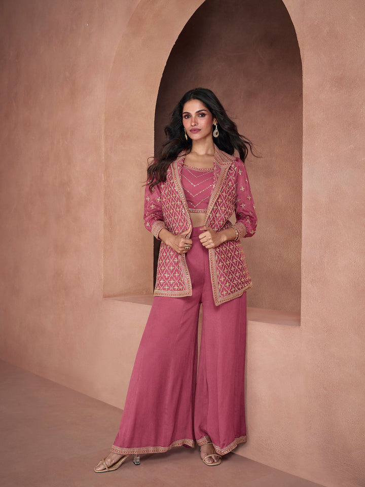 Elegant Light Pink Salwar Kameez