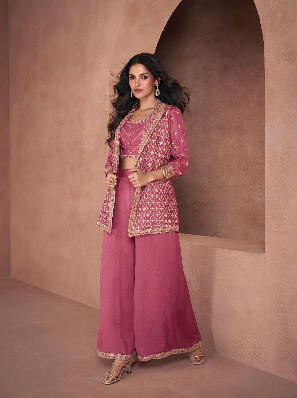 Elegant Light Pink Salwar Kameez