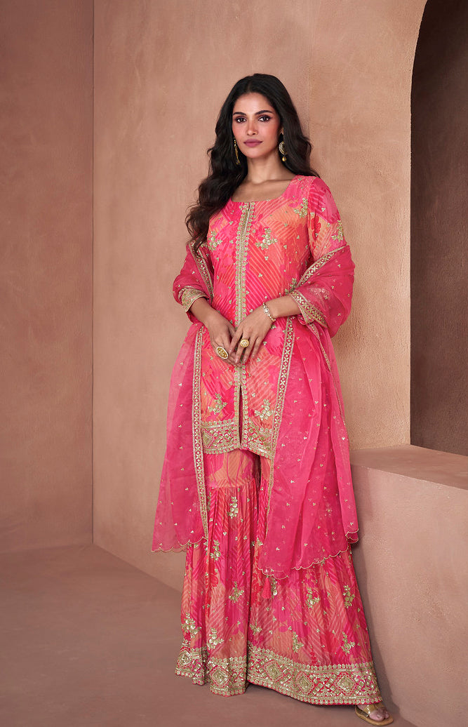 Exquisite Pink Salwar Kameez