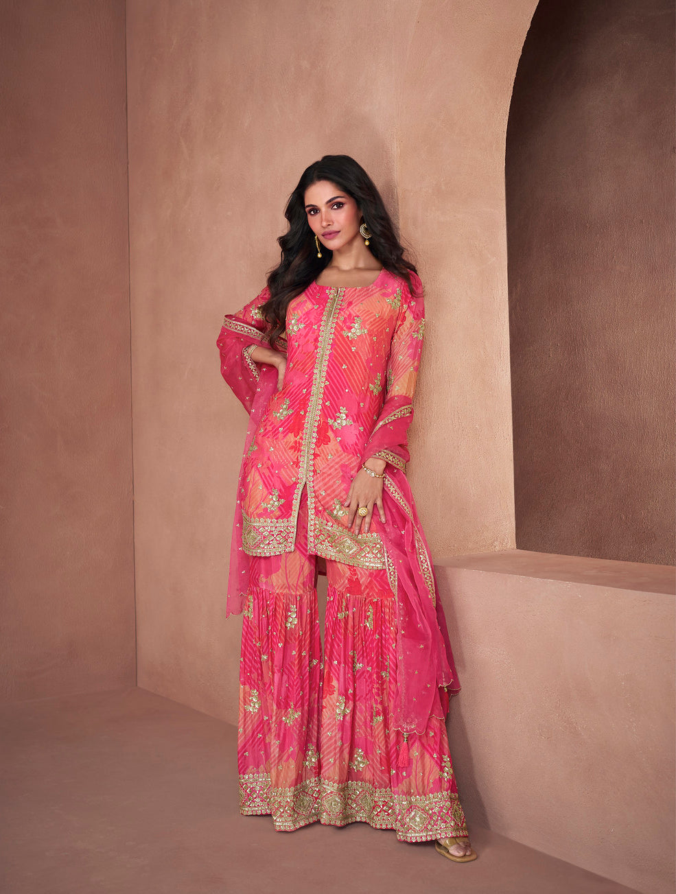 Exquisite Pink Salwar Kameez