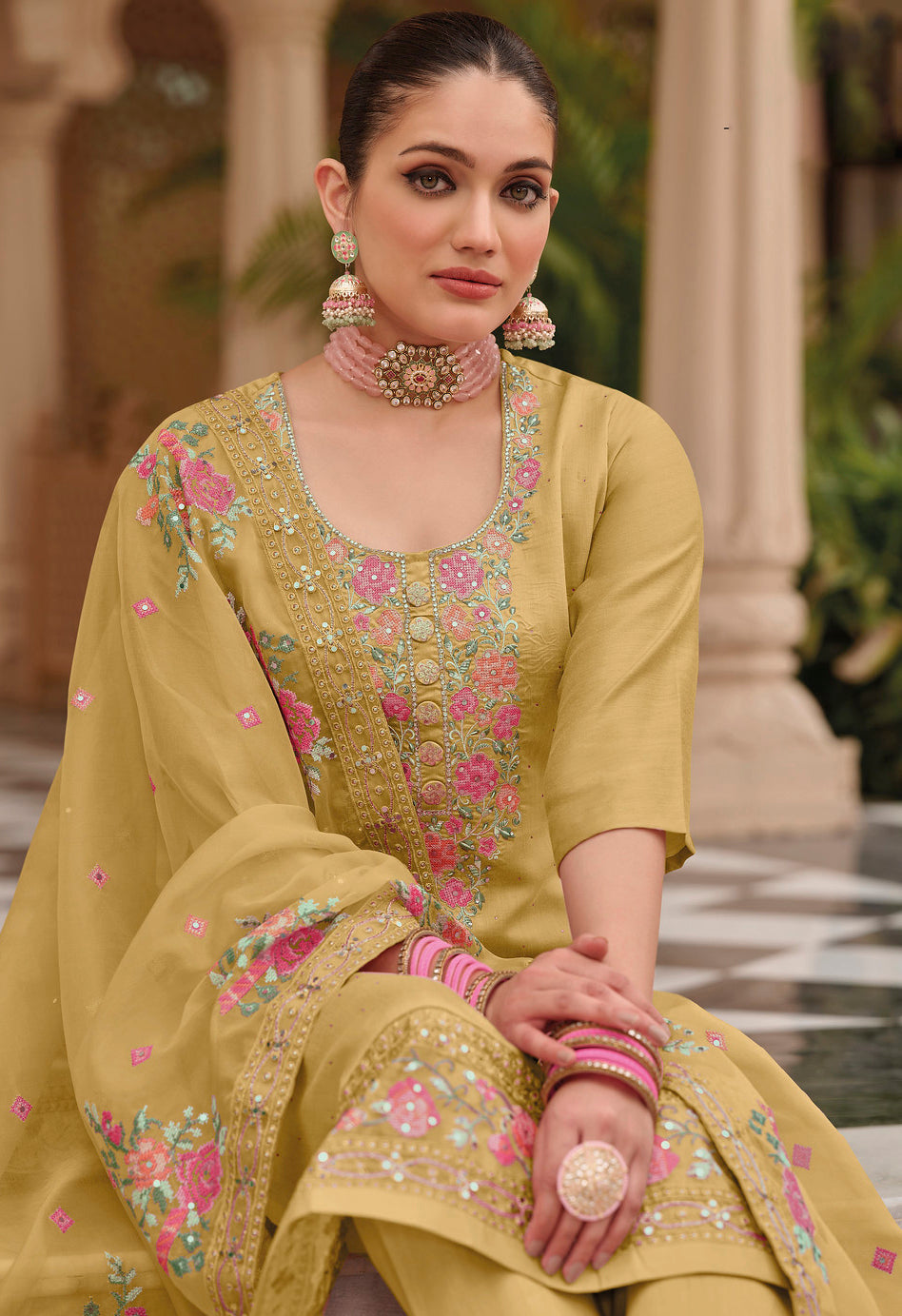 Radiant Yellow Designer Salwar Kameez