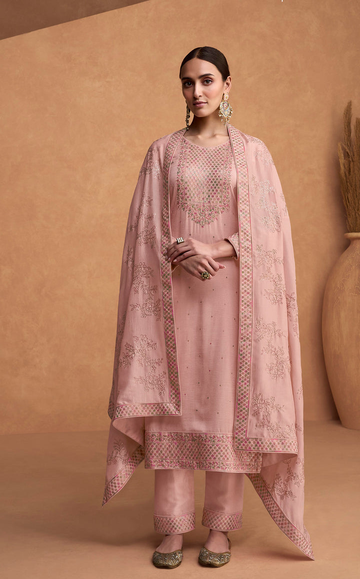 Radiant in Pink Designer Salwar Kameez