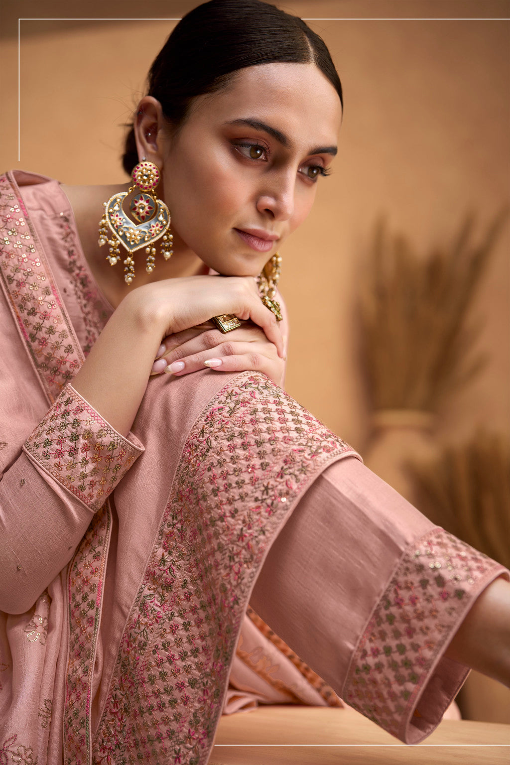 Radiant in Pink Designer Salwar Kameez