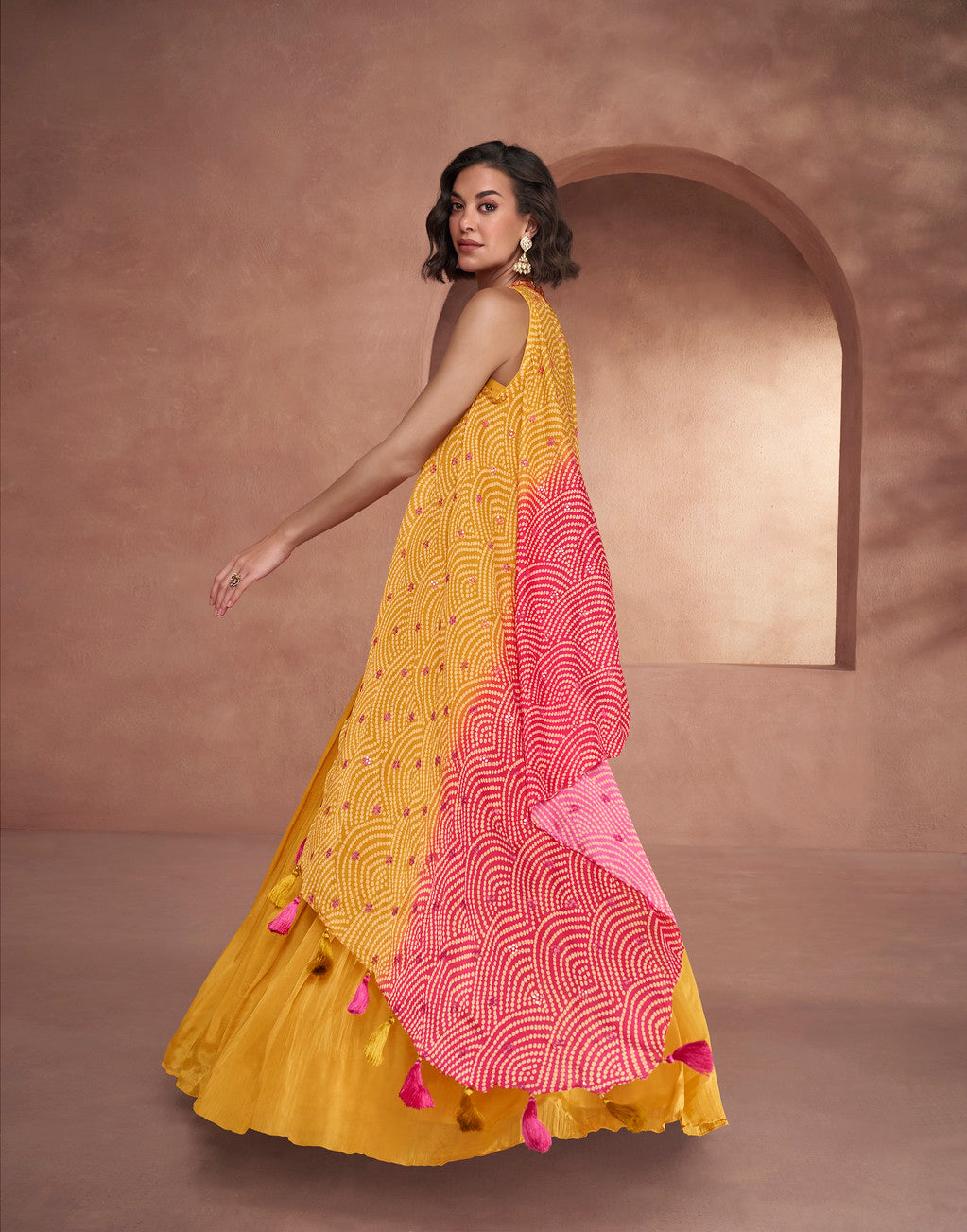 Readymade Indian Lehenga Choli in Stunning Yellow