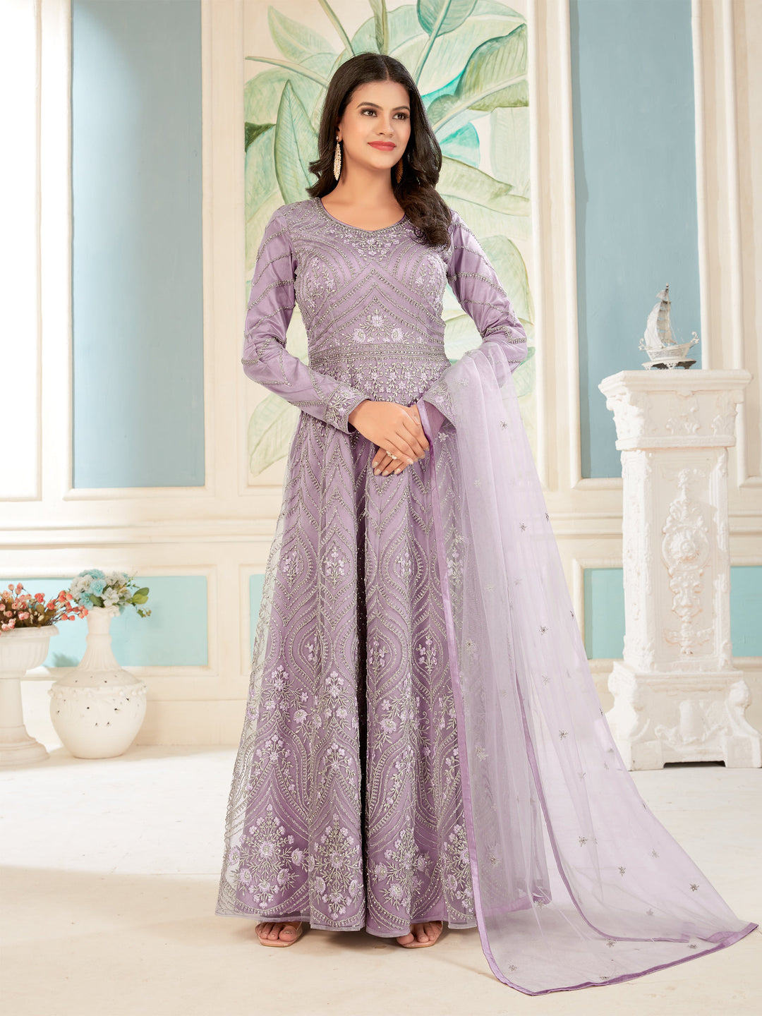 Enchanting Light Purple Lehenga Choli