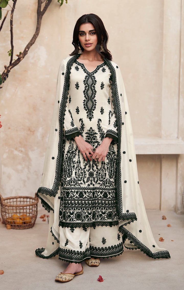 Timeless in White Designer Salwar Kameez