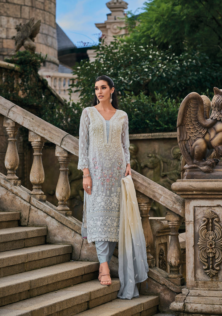 Readymade Sky Blue Designer Salwar Kameez