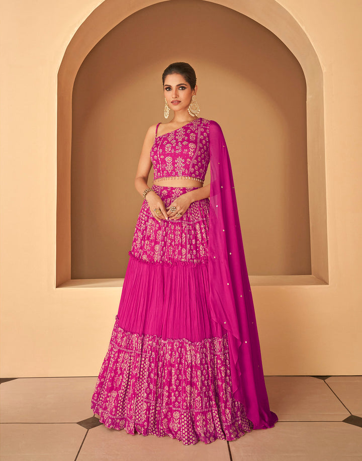 Classic Pink Designer Lehenga Choli