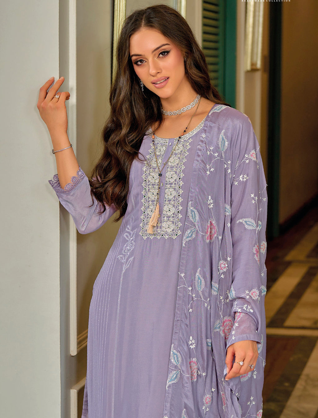 Readymade Designer Indian Salwar Kameez In  Purple