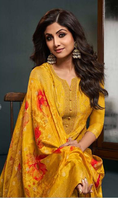 Readymade Designer Salwar Kameez in Yellow