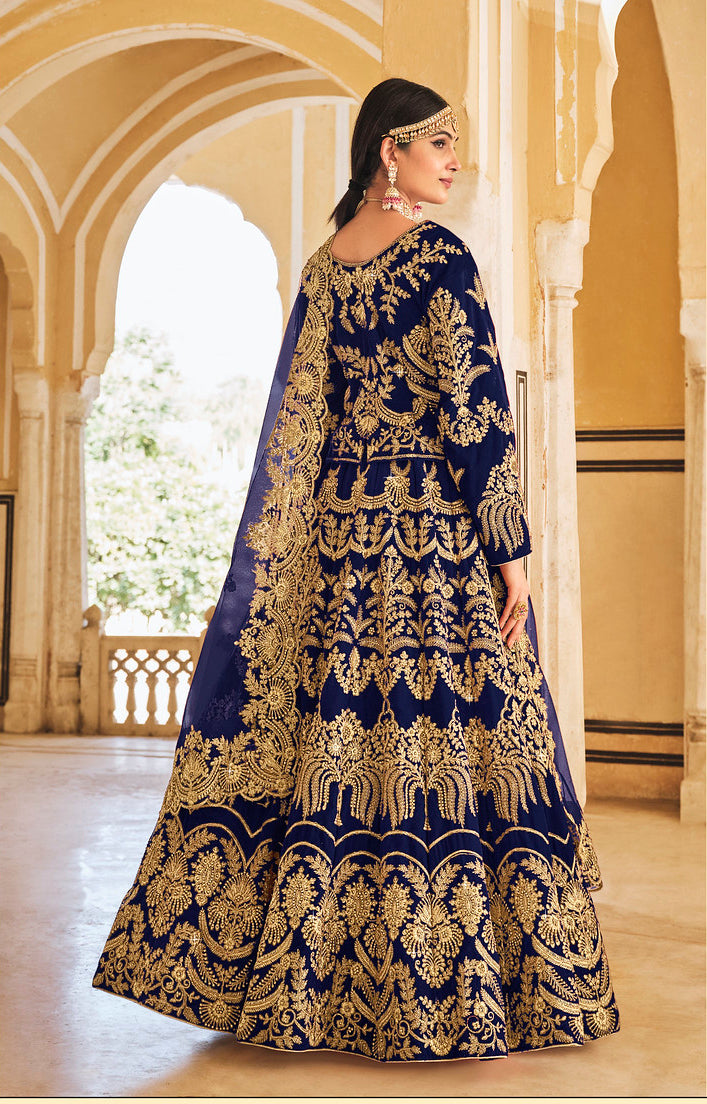 Blue Designer Lehenga Choli