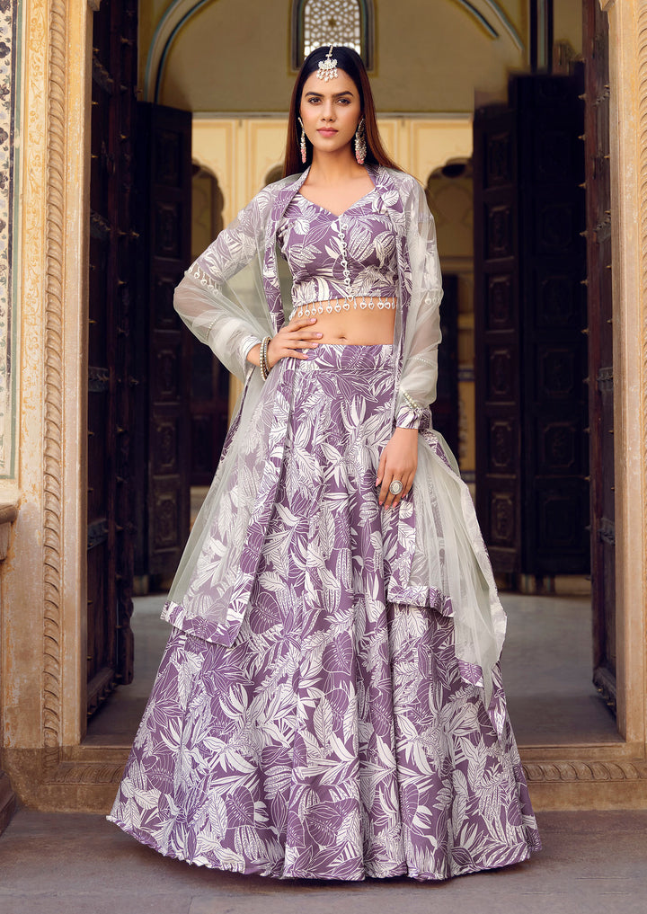 Regal Purple Lehenga Choli