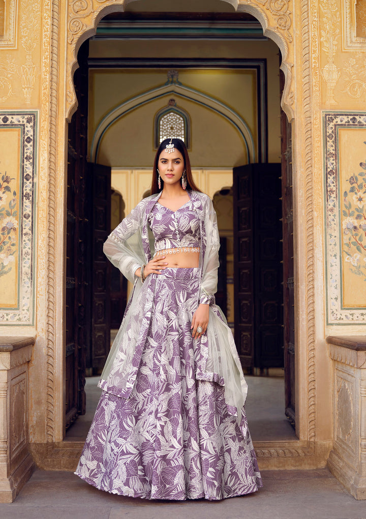 Regal Purple Lehenga Choli