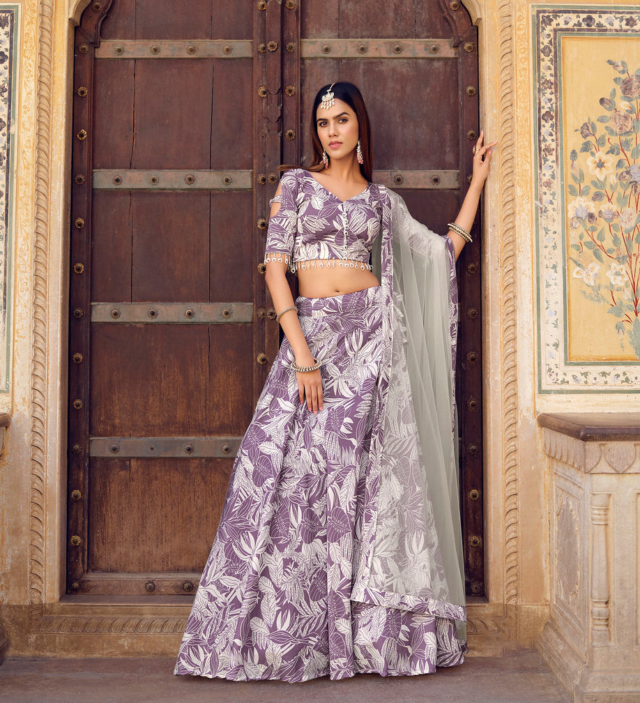 Regal Purple Lehenga Choli