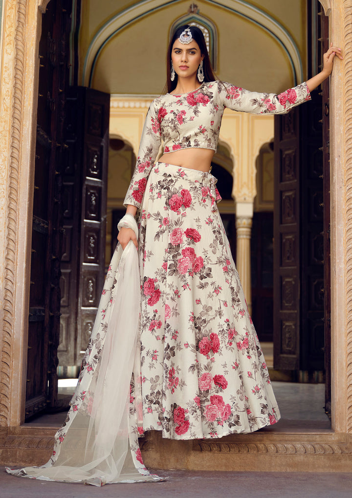 Elegant White Lehenga Choli