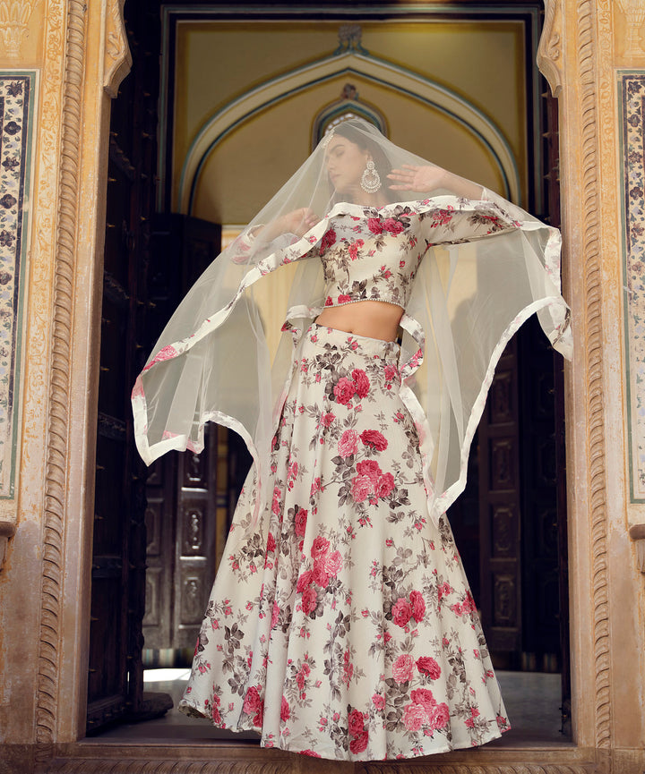 Elegant White Lehenga Choli