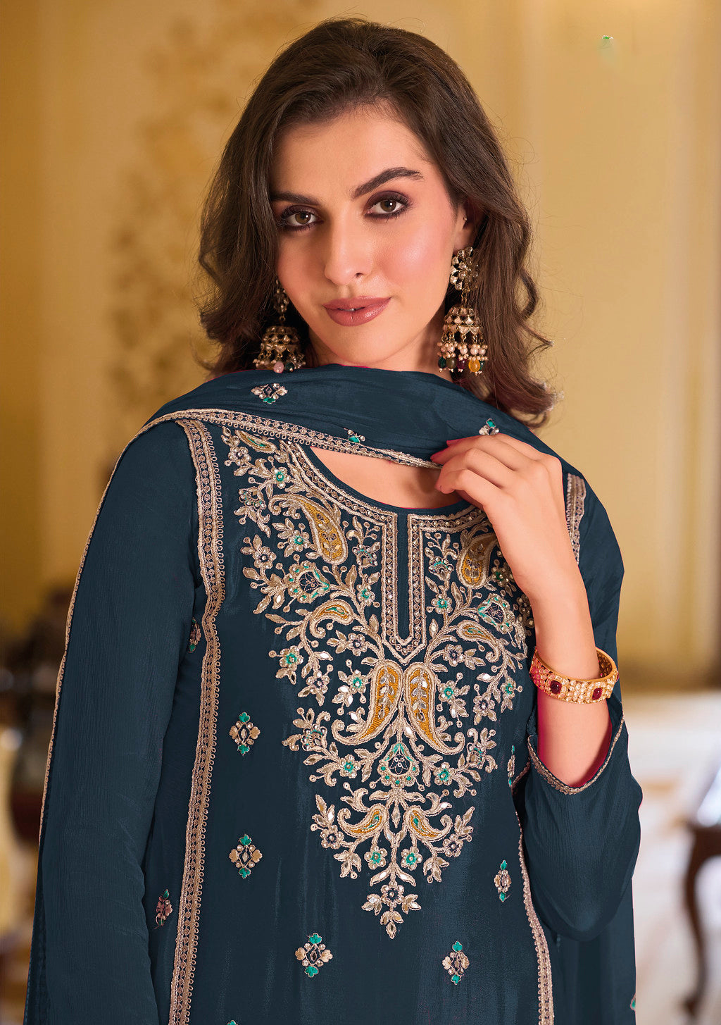 Stunning Blue Salwar Kameez