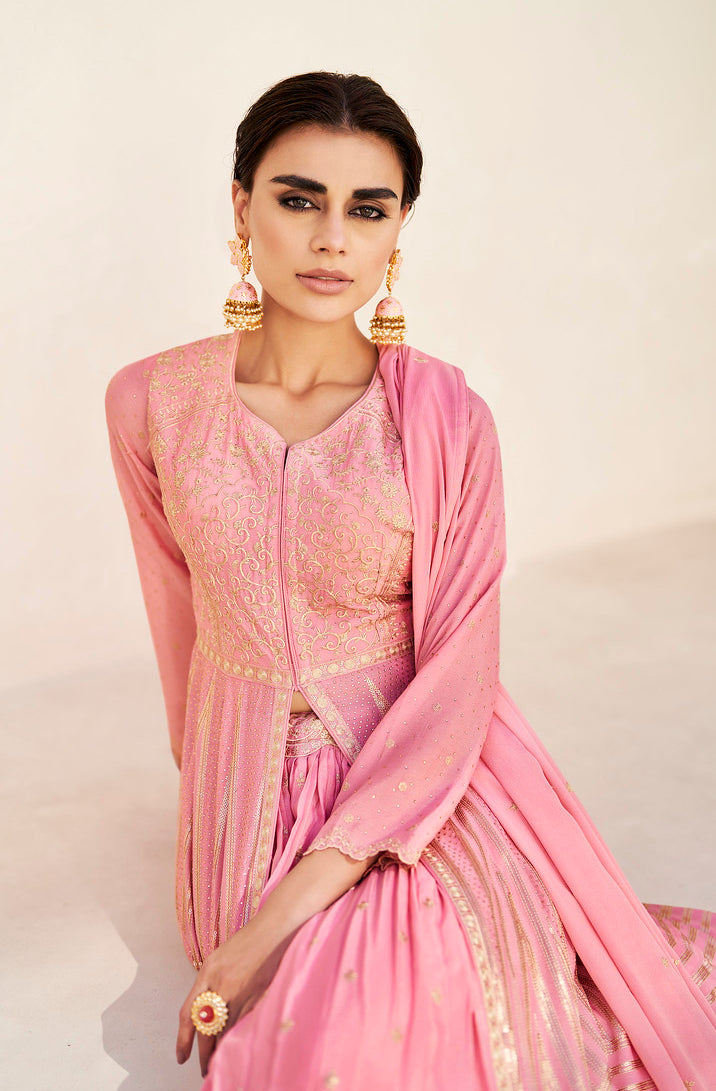 Pretty Pink Anarkali