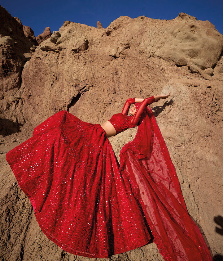 Regal Red Indian Lehenga Choli