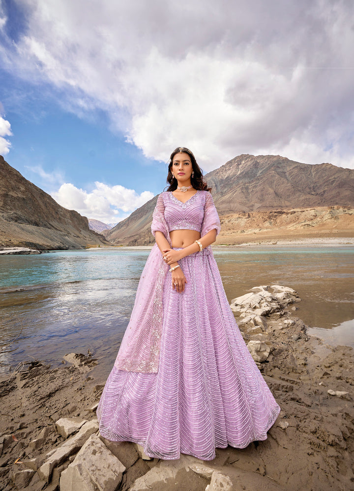 Regal Purple Lehenga Choli