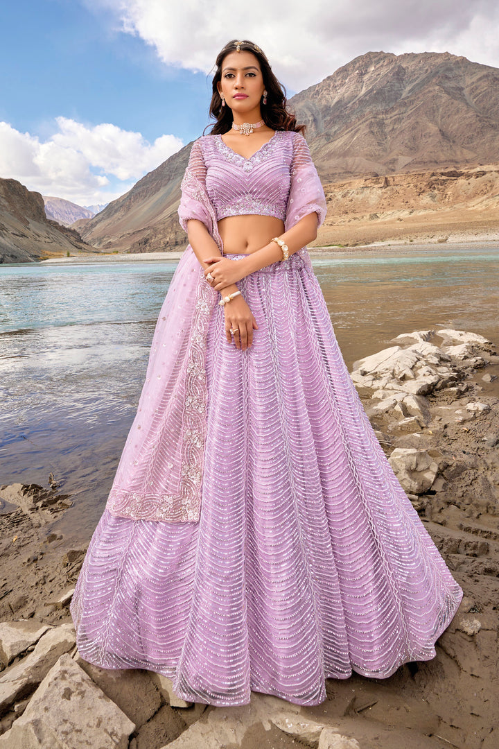 Regal Purple Lehenga Choli