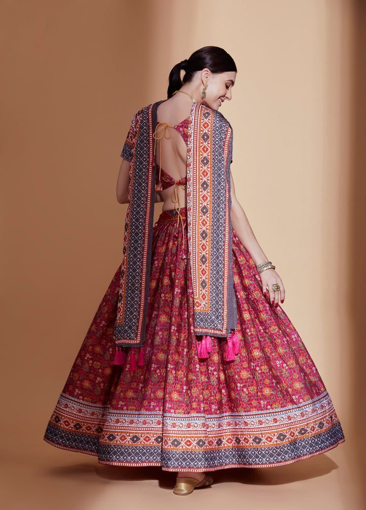 Radiant Red Designer Lehenga Choli