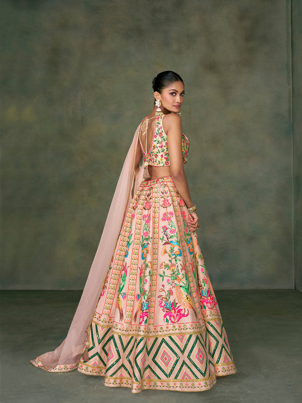 Readymade Light Pink Designer Lehenga Choli