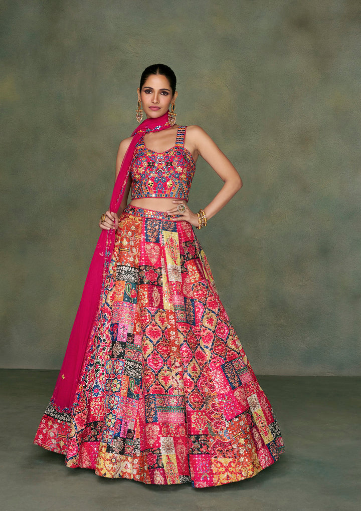 Readymade Enchanting Pink Designer Lehenga Choli