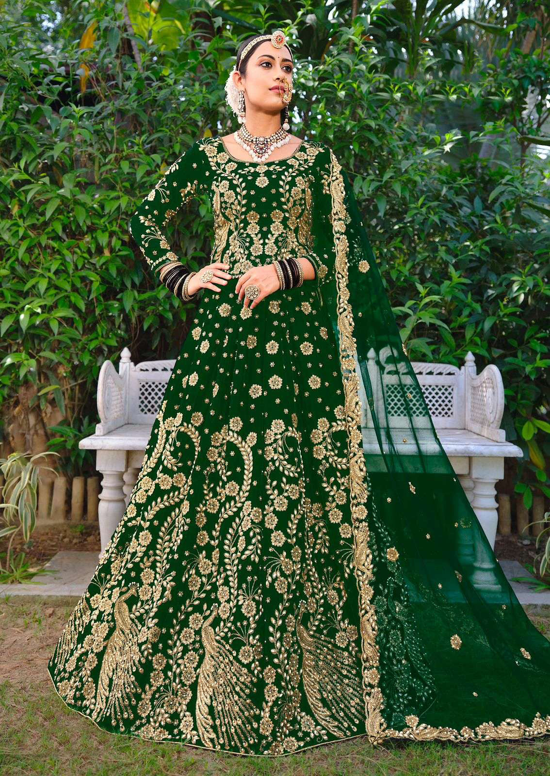 Mehendi Green Art Silk Bridal Lehenga Choli at Rs 17100.00 | Bridal Silk  Lehenga | ID: 2850538978348