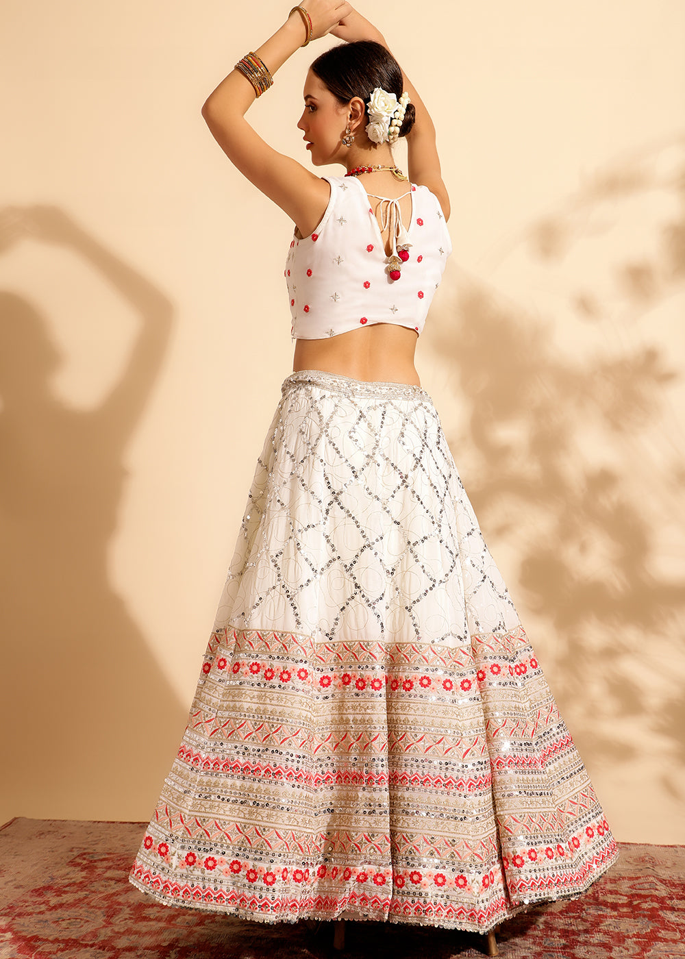 Readymade Elegant Pink Designer Lehenga Choli