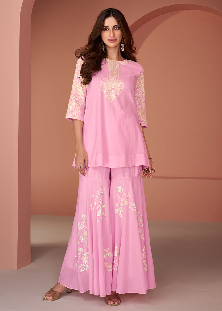 Readymade Elegant Pink Salwar Kameez