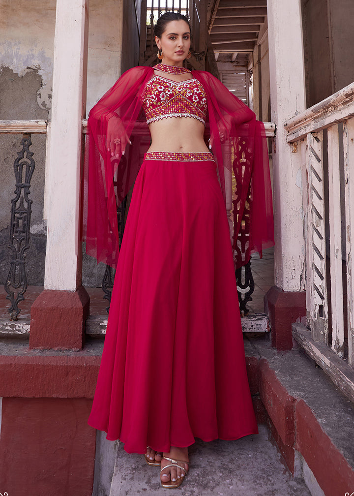 Readymade Exquisite Red Lehenga Choli