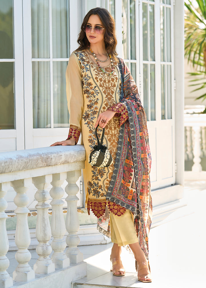 Readymade Radiant Yellow Designer Salwar Kameez