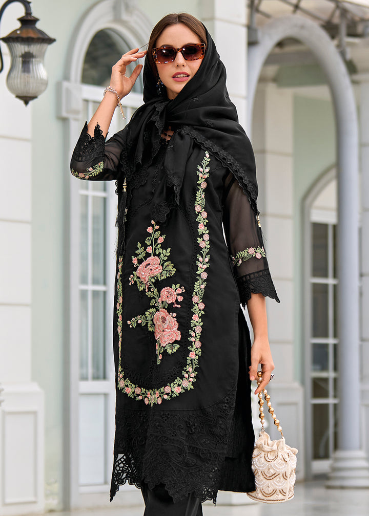 Readymad  Elegant Black Salwar Kameez