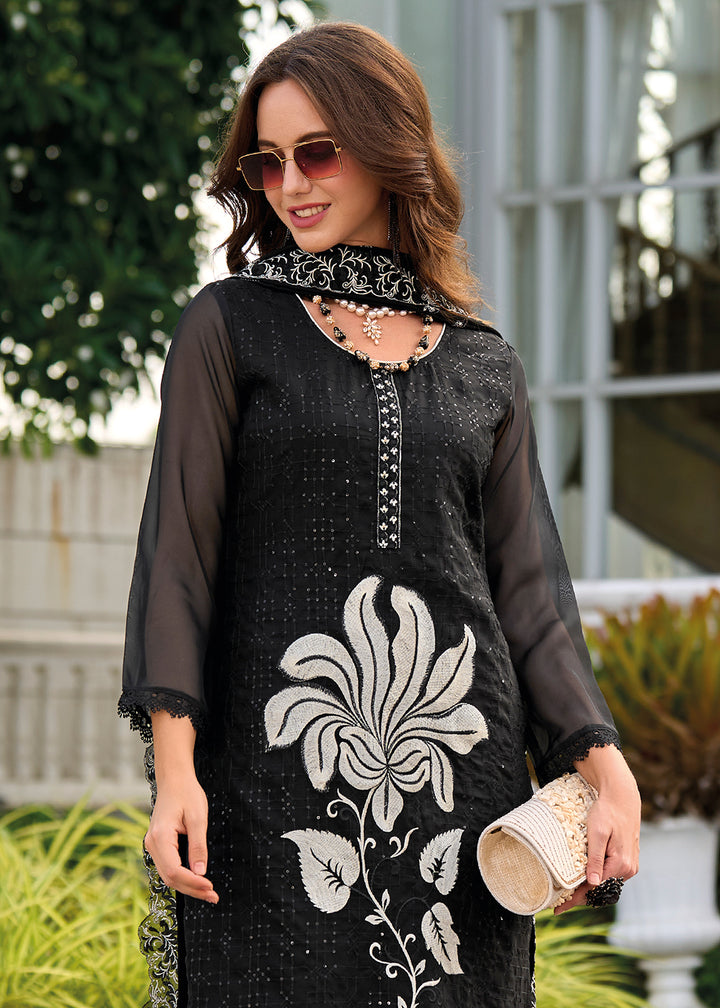 Readymade Elegant Black Salwar Kameez