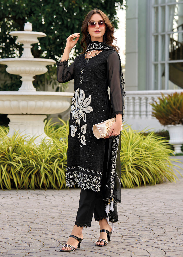 Readymade Elegant Black Salwar Kameez