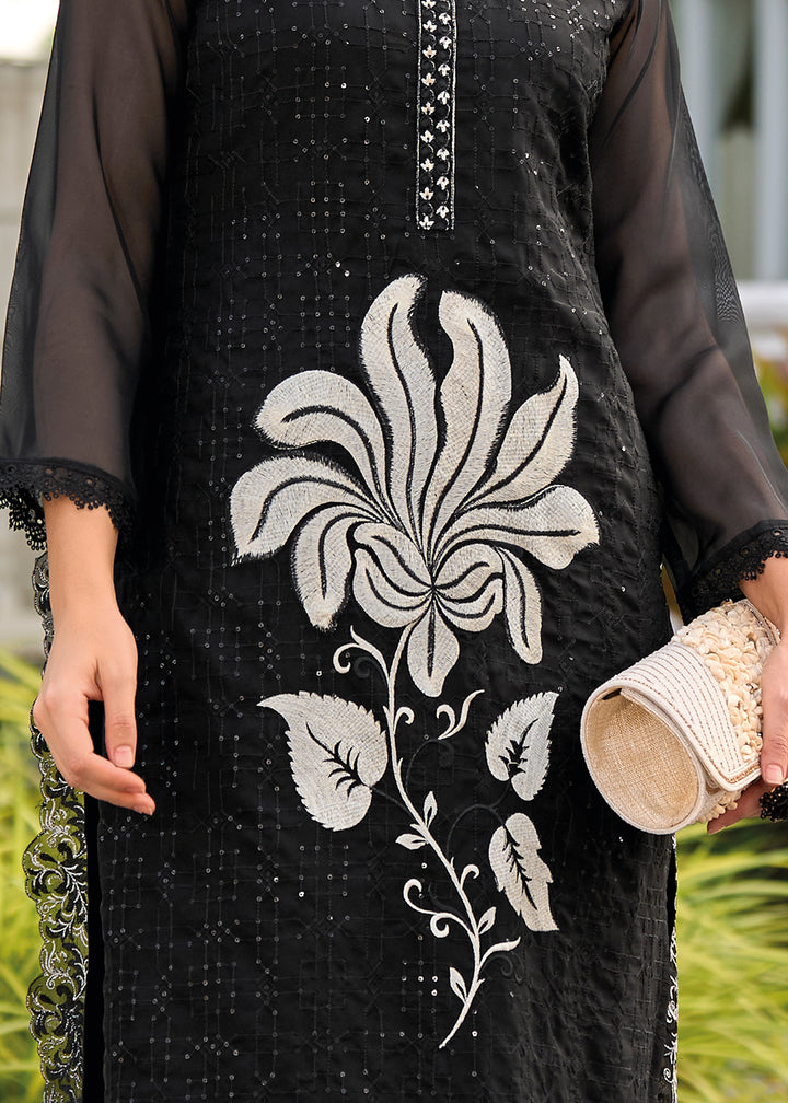 Readymade Elegant Black Salwar Kameez