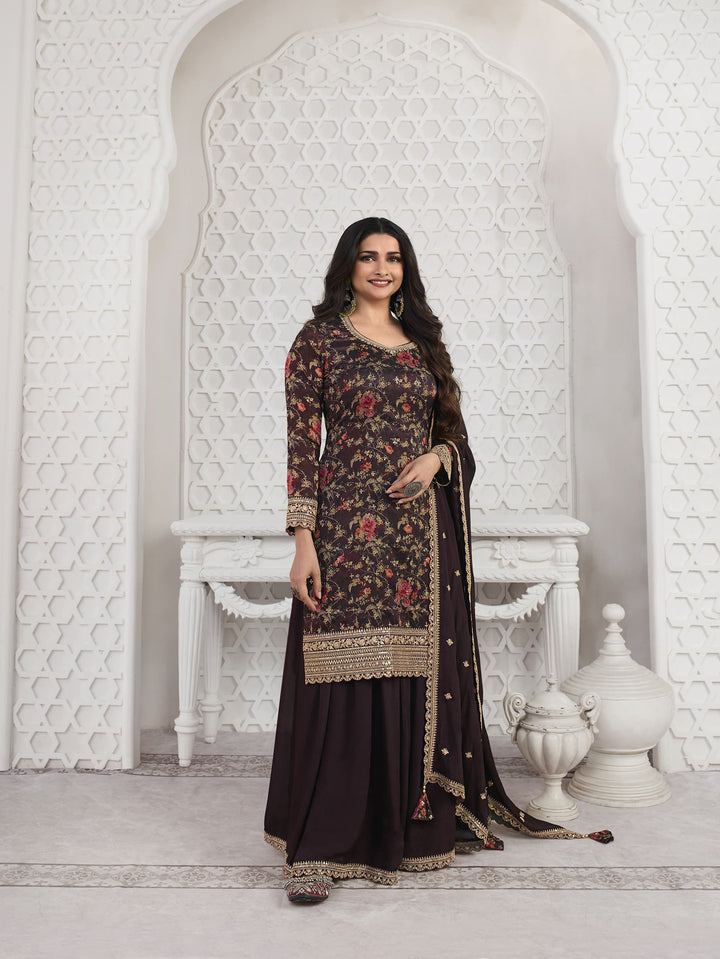 Readymade Designer Salwar Kameez In Black