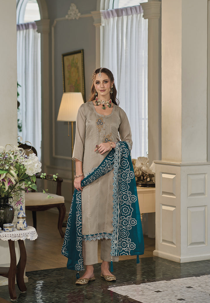 Readymade Designer Blue Salwar Kameez