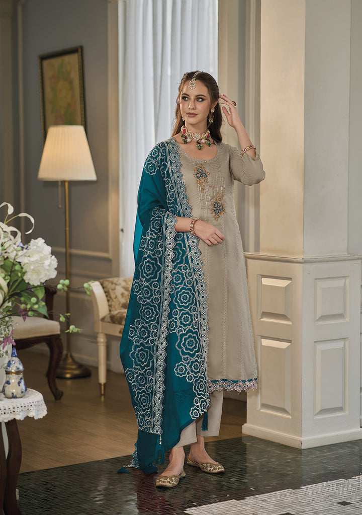 Readymade Designer Blue Salwar Kameez