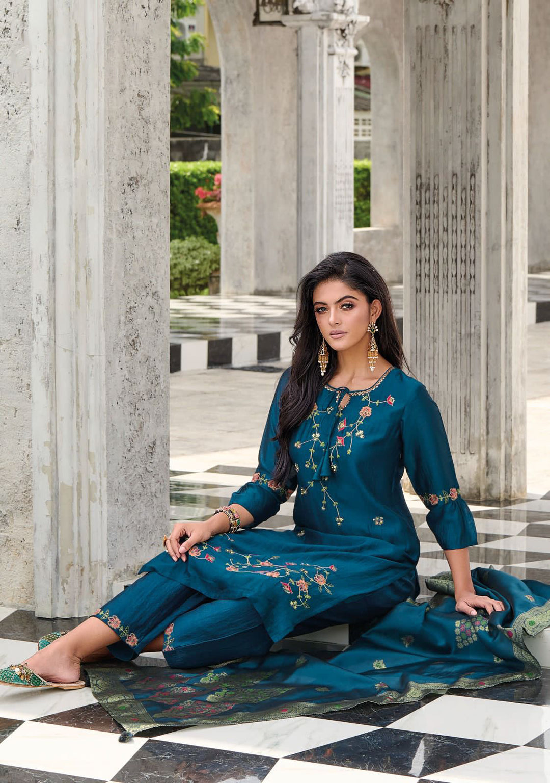 Designer Readymade Salwar Kameez in Blue