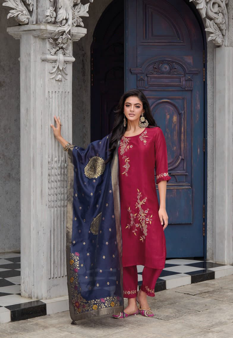 Designer Readymade Salwar Kameez in Pink