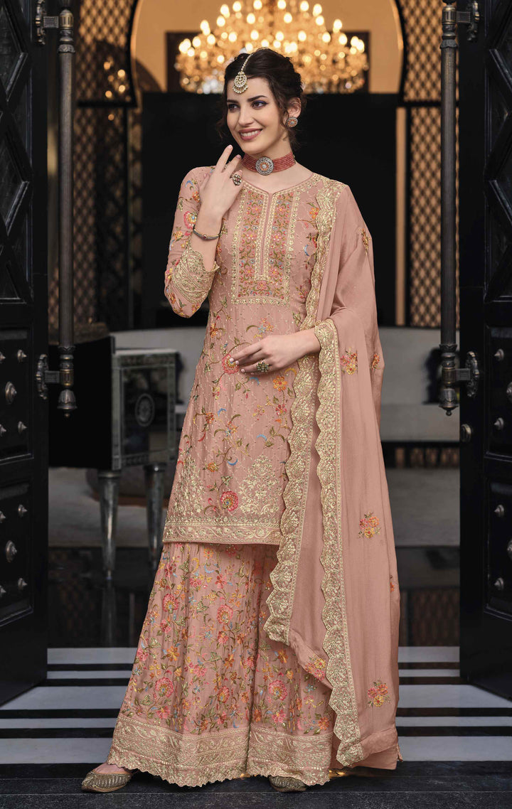 Charm in Dusty Pink: Designer Indian Salwar Kameez