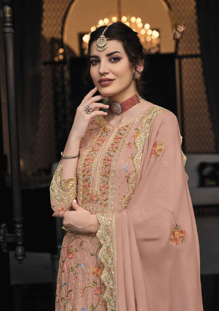 Charm in Dusty Pink: Designer Indian Salwar Kameez