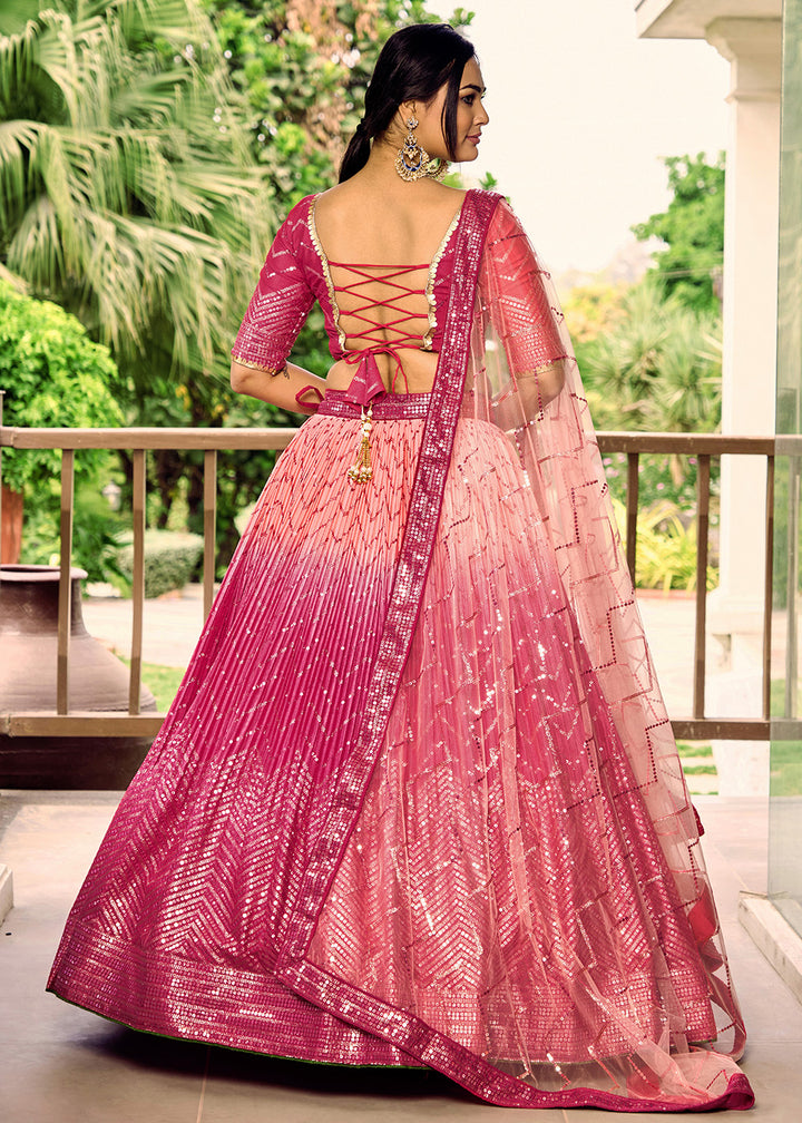 Readymade Radiant Pink Designer Lehenga Choli