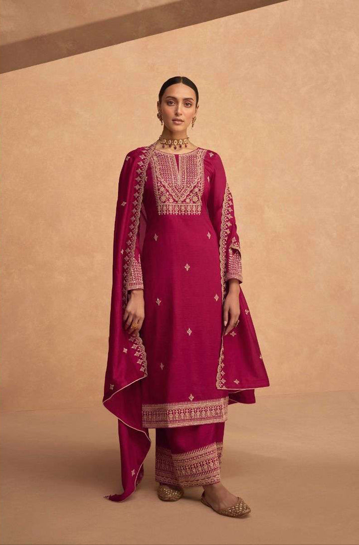 Pretty in Pink Palazzo Style Salwar Suit