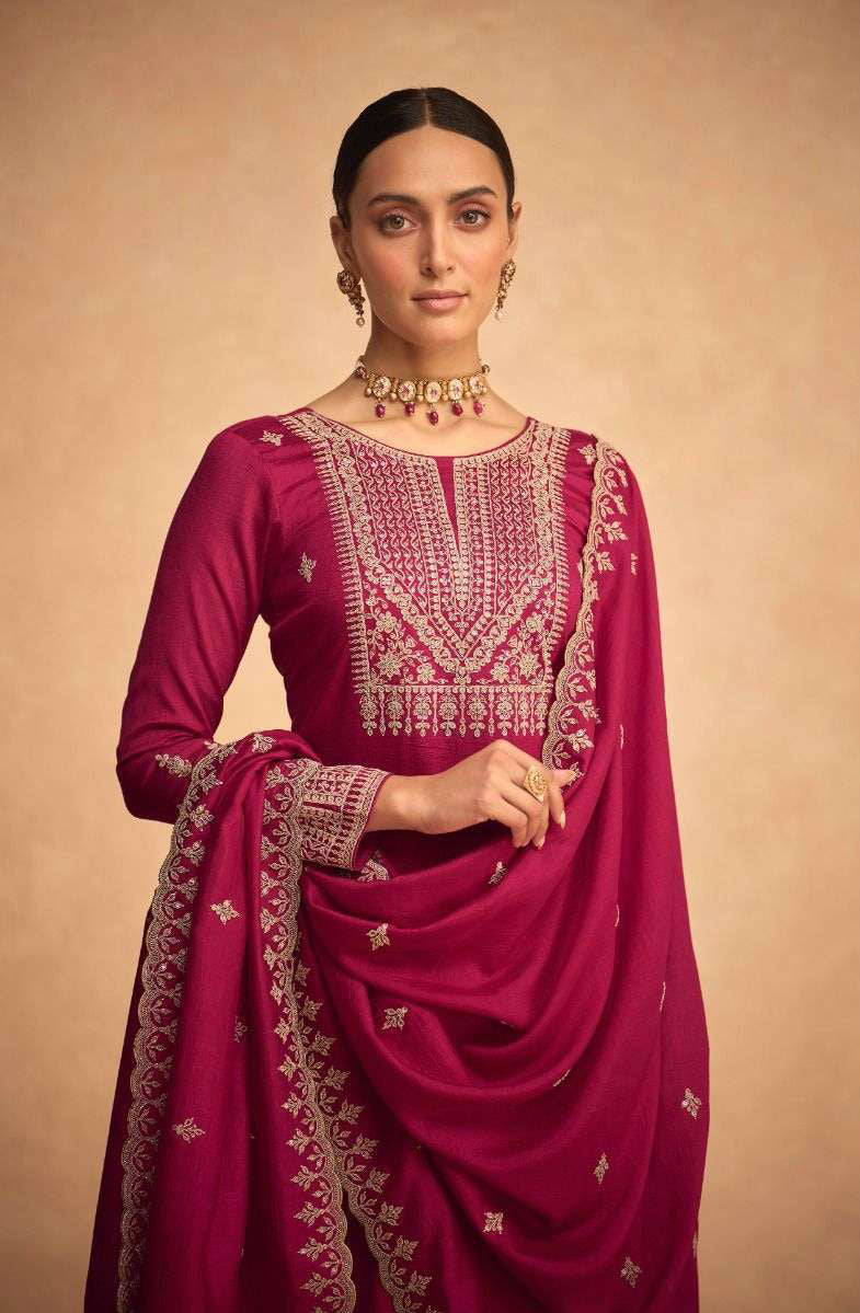 Pretty in Pink Palazzo Style Salwar Suit