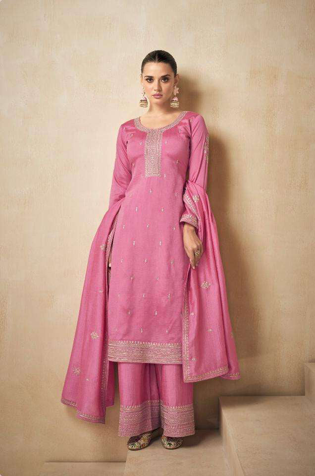 Ethnic Gallery Pink Wedding Salwar Kameez Palazzo Pant Style