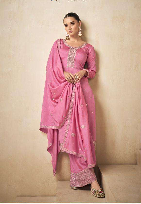 Ethnic Gallery Pink Wedding Salwar Kameez Palazzo Pant Style